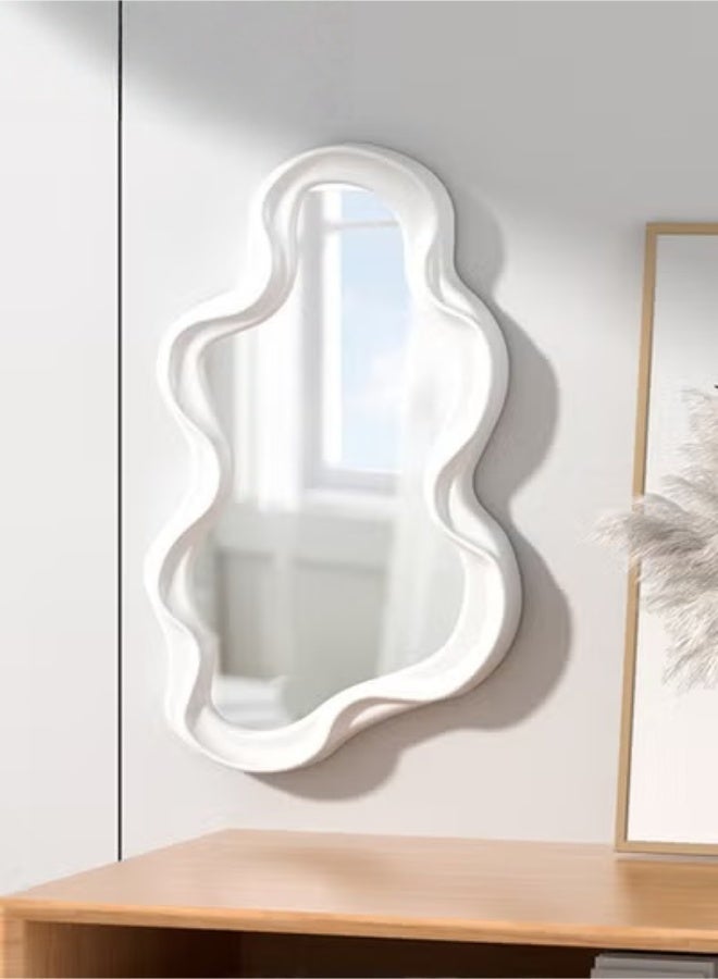 MIXDE Decorative Wavy Mirror,Irregular Wall Hanging Mirror Modern Living Room Funky for Bedroom,and Bathroom Decor Cute Squiggly Mirror - Image 4