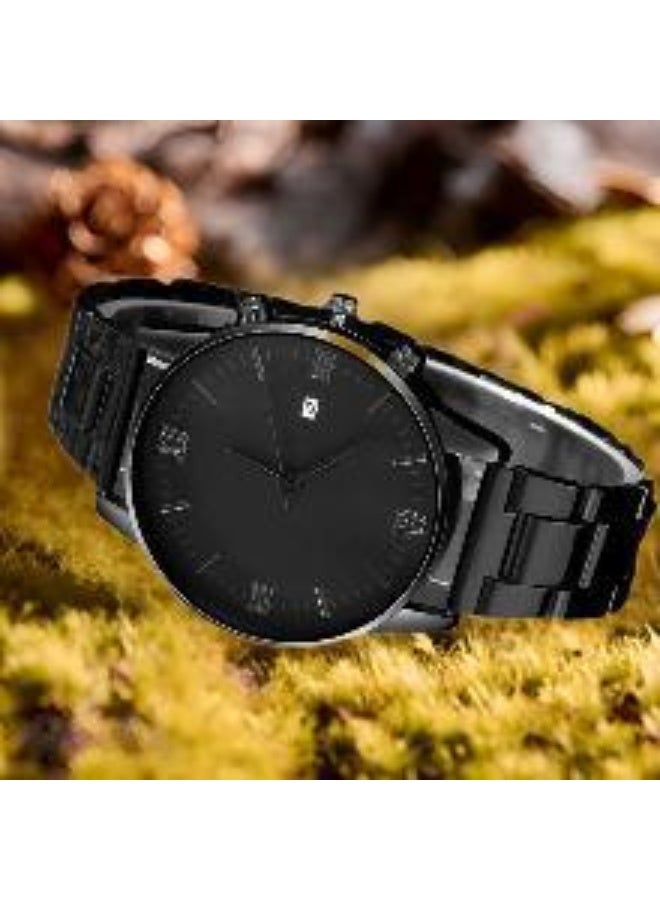 GELESE New simple versatile men's quartz watch trendy Roman numerals fashion iron belt watch - Image 4