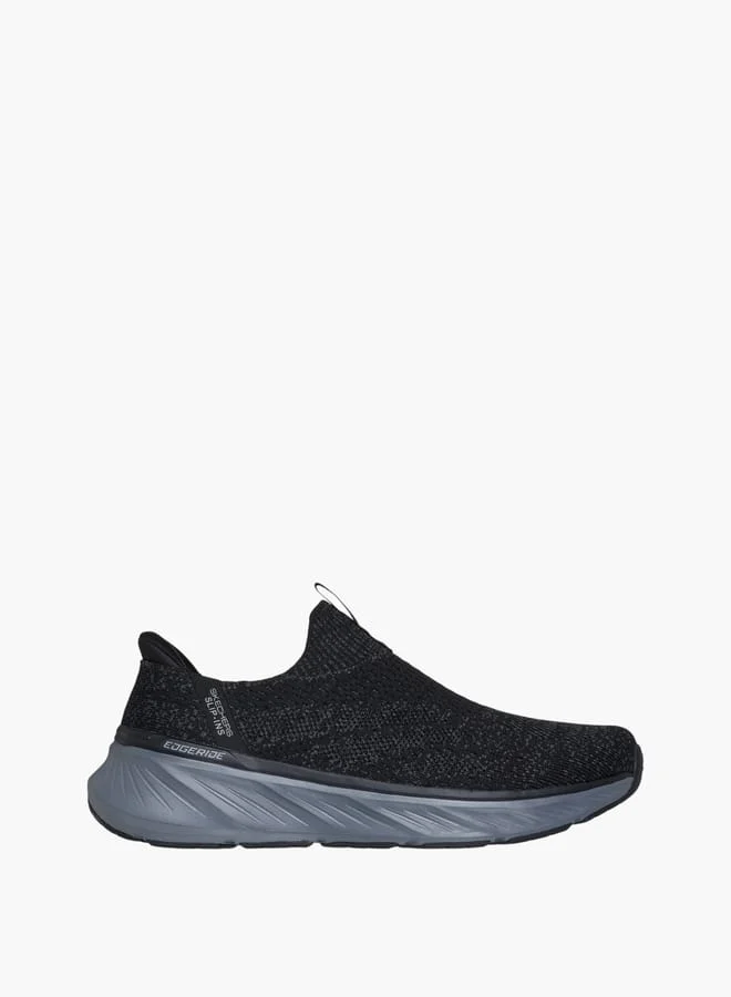SKECHERS Sketchers Men's Textured Slip-On Sports Shoes - Edgeride