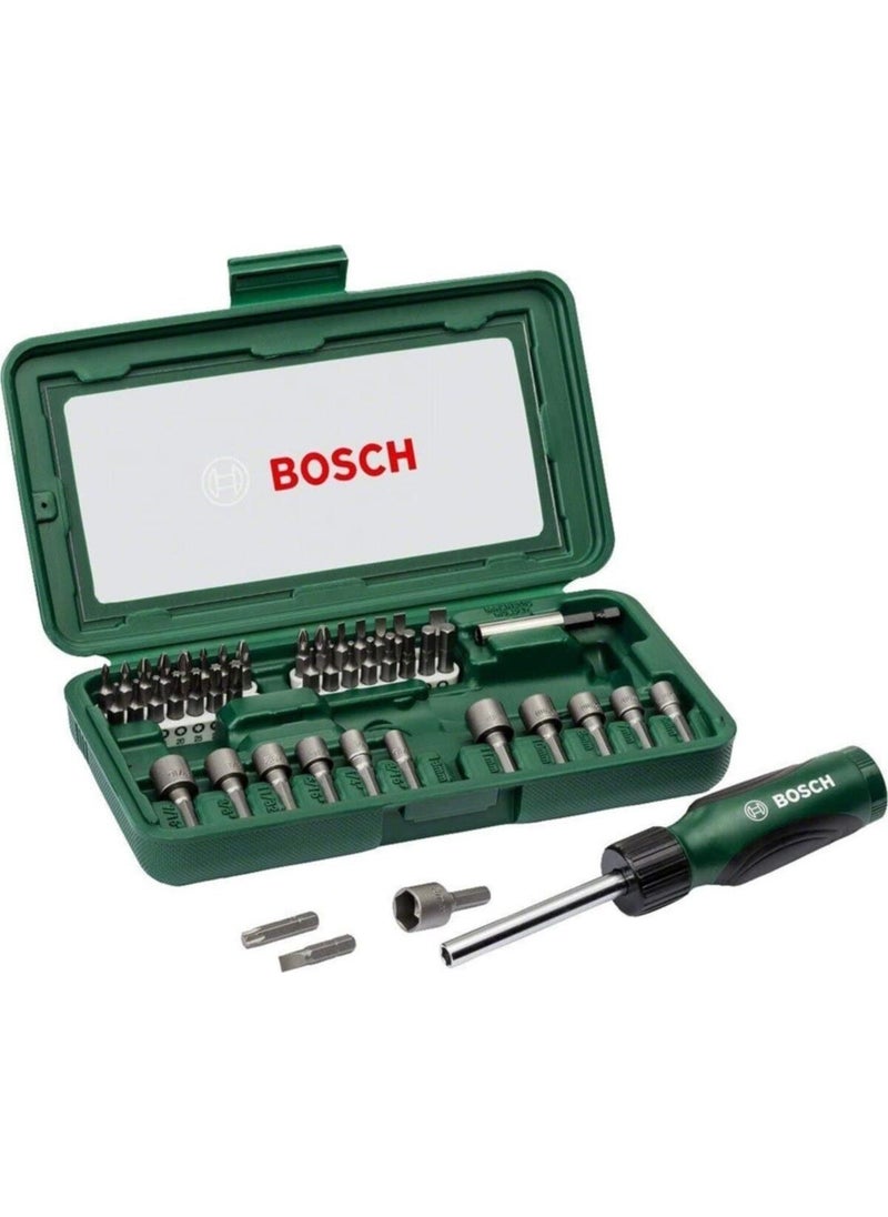 BOSCH 46 Piece Screwdriver Socket Set 2607017377  - Image 2