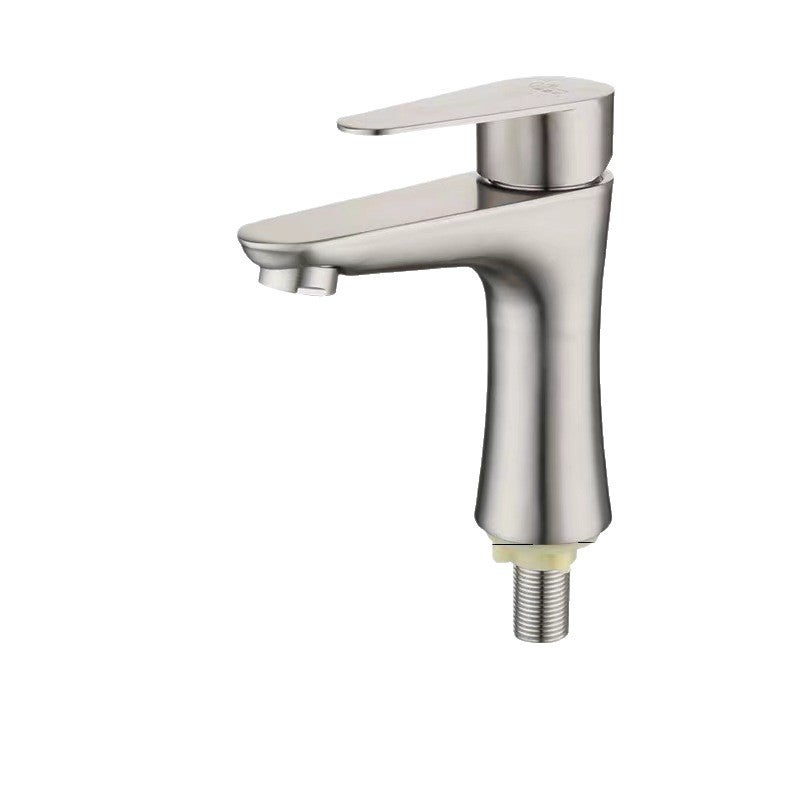 Basin Faucet Stainless Steel Cold Hot Water for Bathroom Sink - Image 3