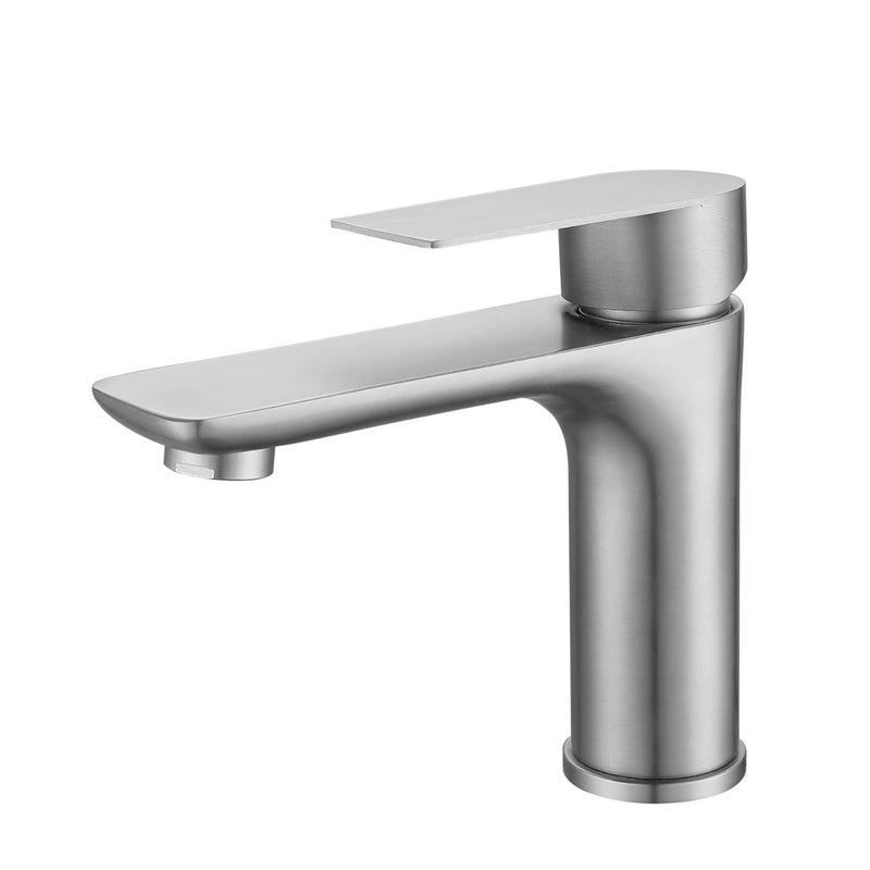 Basin Faucet Stainless Steel Cold Hot Water for Bathroom Sink - Image 1
