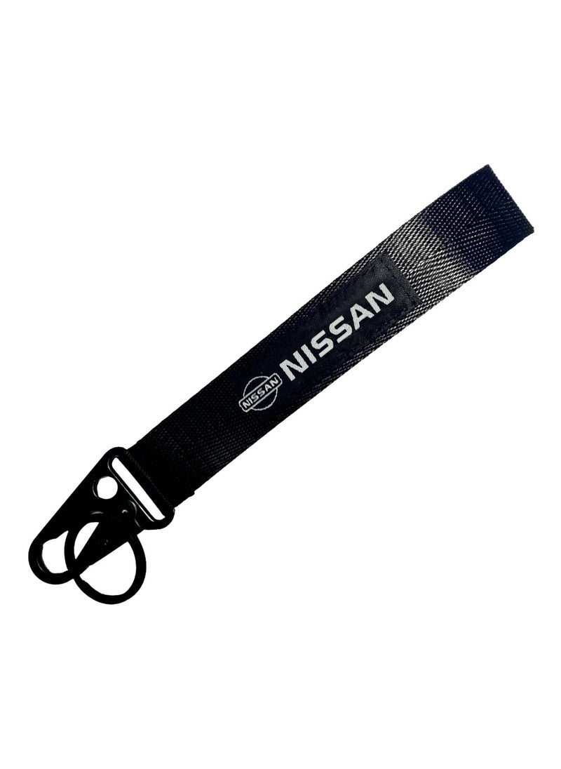 Nissan Durable Home Keychain Car Key Chain, Premium Type Fabric Strap Keychain  - Image 2