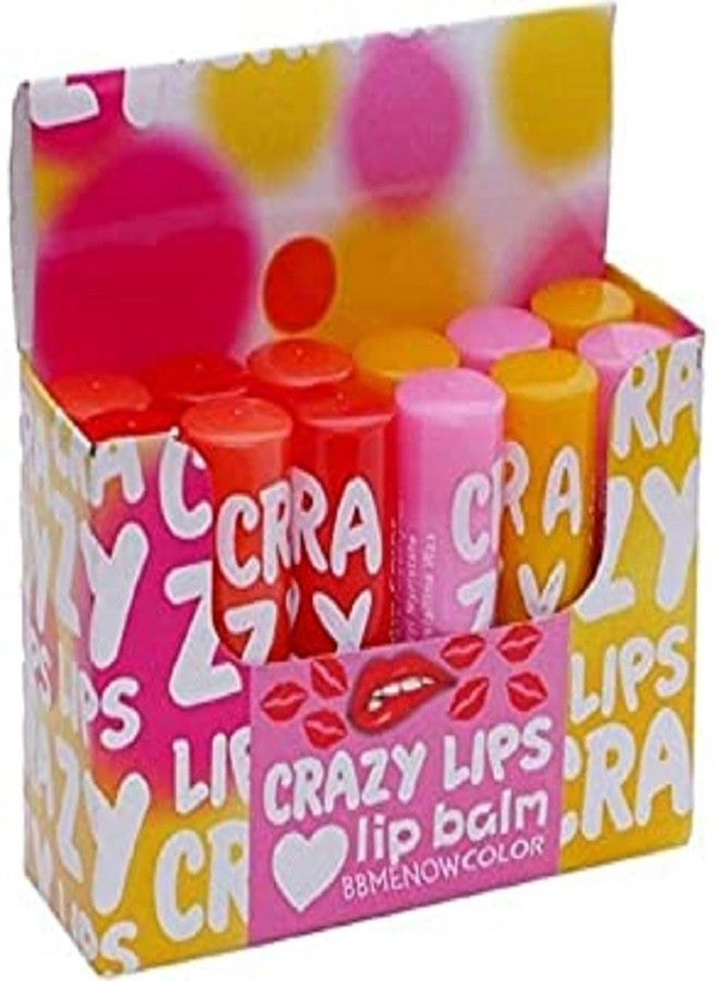 GLAMEZONE Crazy lips trending lipstick 4 Color Lip Balm Pack of 12 CZ-12L (multicolor, 400 g) - Image 1