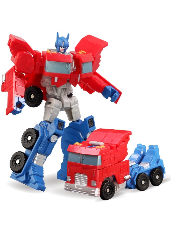 Deformation Toy Car Children's Educational Model Boy Birthday Gift Robot Hand-made Monbudi 5501C-Color:Skywalker - Image 1