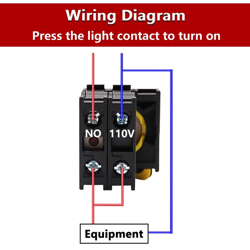 mxuteuk White LED Light Voltage 110V-220V 22mm 1 NO 2 Positions Waterproof IP65 Latching Rotary Selector Switch 10A 600V LA155-A1-10XD-W - Image 5