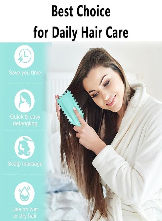 Nisixdec Curly Hair Comb, Curl Defining Brush, Bristle Hair Styling Brush, Detangler For Women, Shaping & Defining Curls - Image 4
