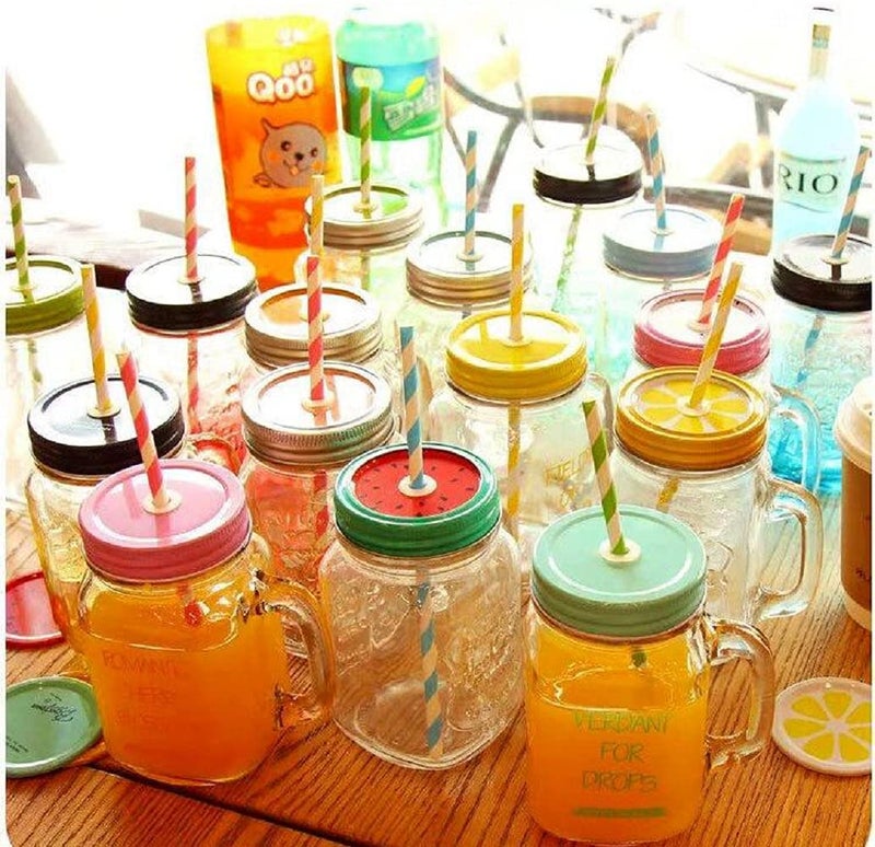 Shuiniba Biodegradable Striped Paper Straws Paper Drinking Straws for Party  Events and Crafts Baby Shower Decorations 7.75 Inches  Black White Striped - 100 Packs - Image 5