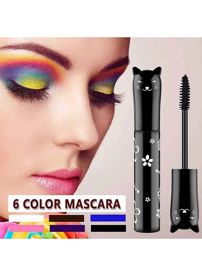 TWLBXMG - Brown Mascara Waterproof Volume Length Hypoallergenic Colored Eyes Makeup Best Benefit Volumizing Lengthening Curling Defining Washable Lashes Light Dark Thrive - Image 1