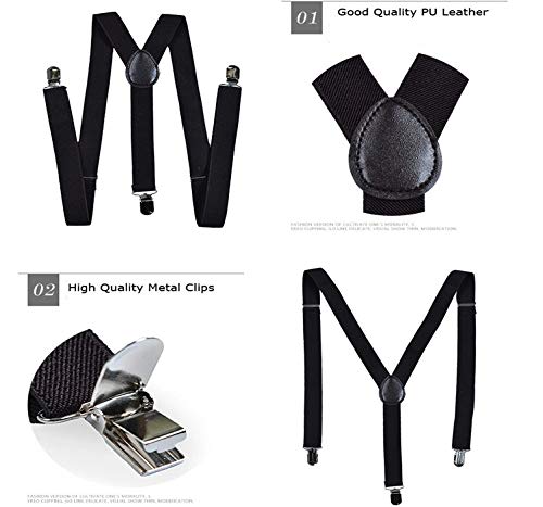 RR DESIGN suspenders for boys, kids,men and women (brown, large men size) - Image 2