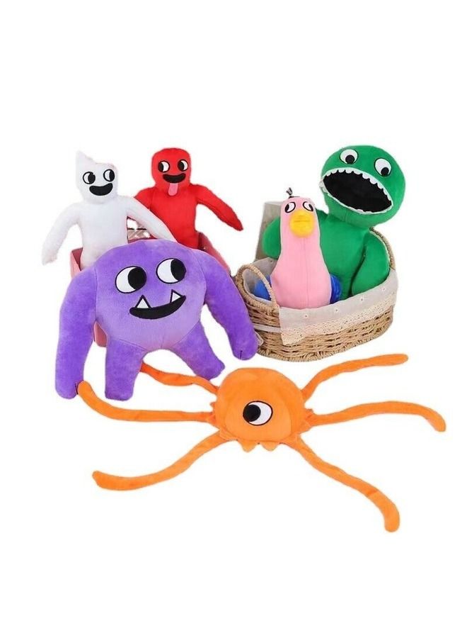 Pack Of 11 Garten of BANBAN Plush Toy Figure Big-Mouth Monster, Short Soft Stuffed Plush Toy For Kids In Multicolor  - Image 2