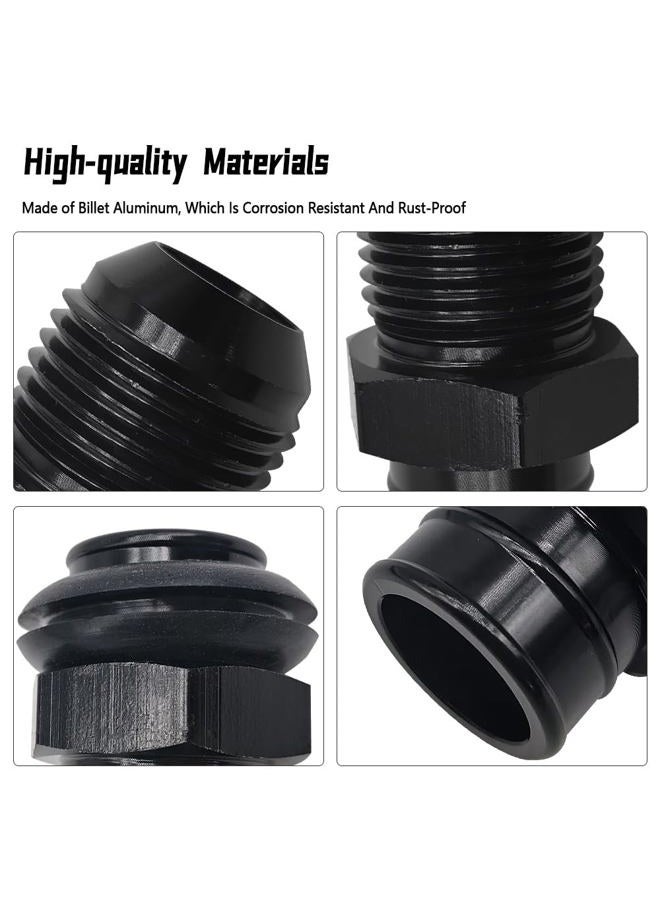 GOLACOD 10AN Push-In Fitting Adapter for GM LS Engines Valve Cover Grommet 34-010LS - Aluminum AN10 Connector Replacement - Image 3