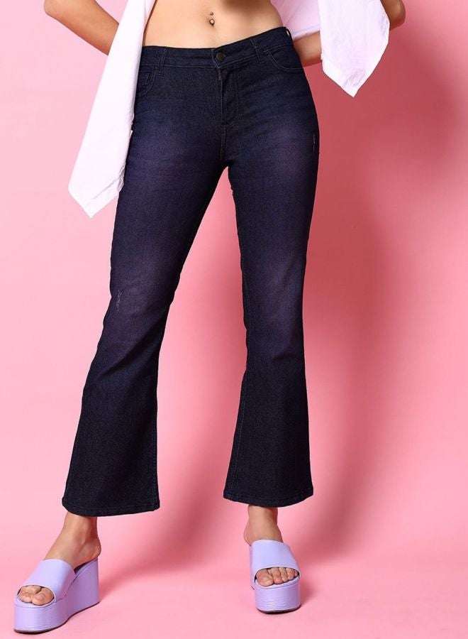 Freehand Women Bootcut Solid High Rise Jeans - Image 1
