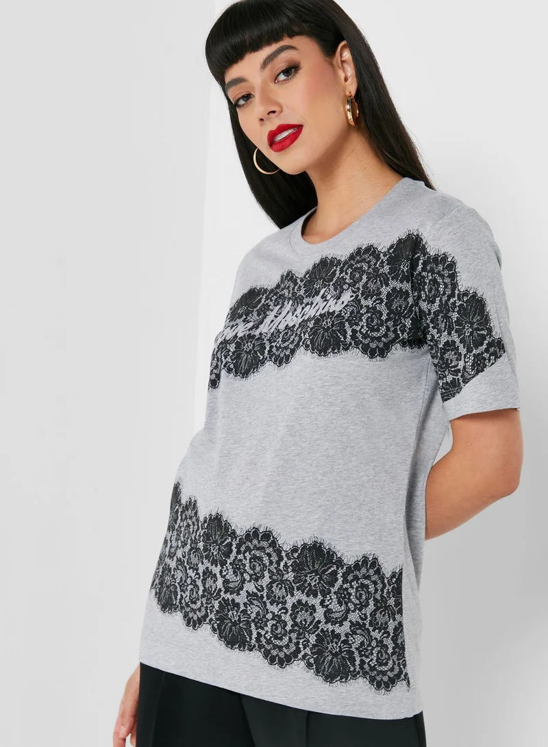 Love Moschino Graphic T-Shirt