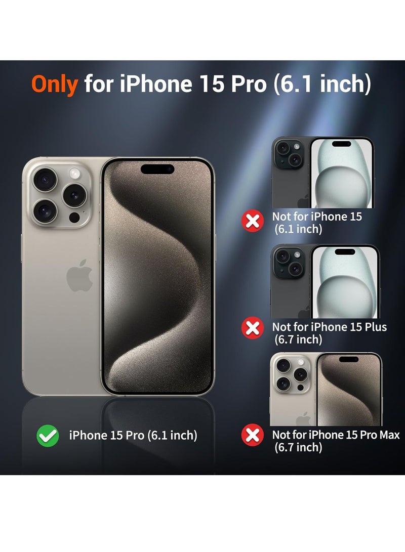 Gear4 iPhone 15 Pro Magsafe Cover, Strong Clear Shock-Resistant Magnetic Case for iPhone 15 Pro  Protrusion Around Camera, High-Clarity Cover for iPhone 15 Pro - Image 2