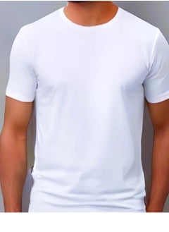 Generic Round half sleeve T-shirt, 100% cotton, Egyptian made (6 pieces).  - Image 2