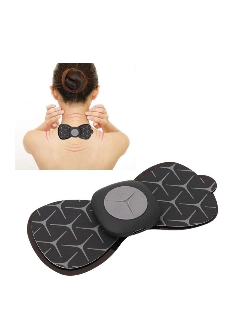 إلترازون Wireless Mini Massager, Rechargeable Shoulder and Neck Massager Pain Relief Neck Massager Muscle Massage Machine for Muscles, Back, Tendonitis(No Remote Control & No Batteries) - Image 1