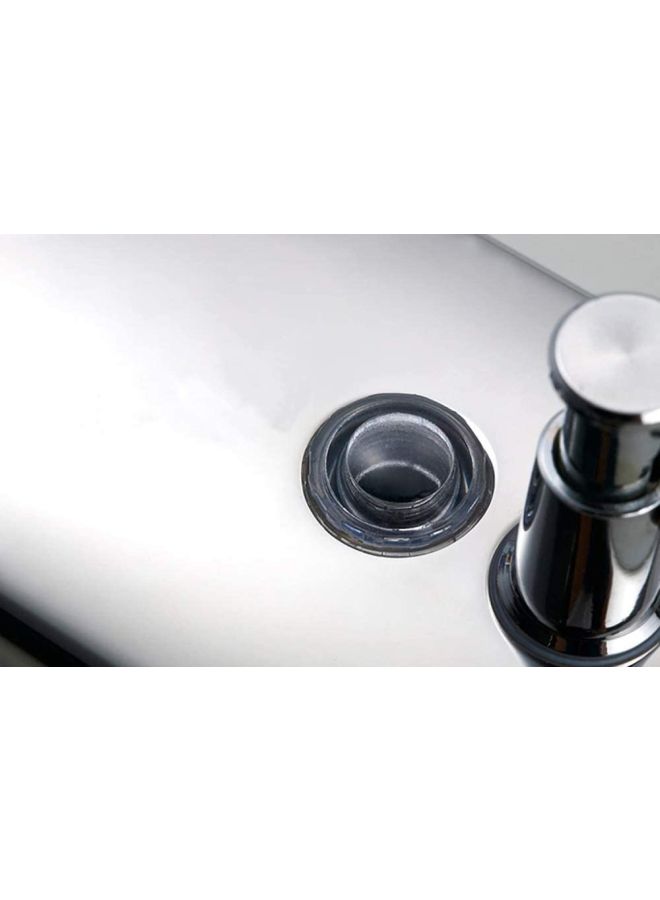 CYTHERIA Stainless Steel Soap Dispenser Silver 1000ml - Image 4