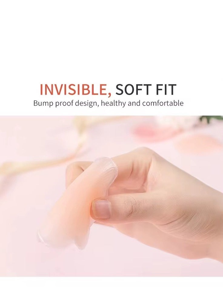 Lifenpure Lifenpure™ silicone nipple covers reusable ultra soft self adhesive breast covers with storage box for women  - Image 4