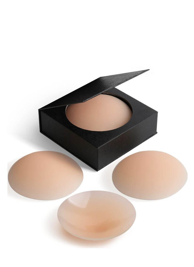 Lifenpure Lifenpure™ silicone nipple covers reusable ultra soft self adhesive breast covers with storage box for women  - Image 1