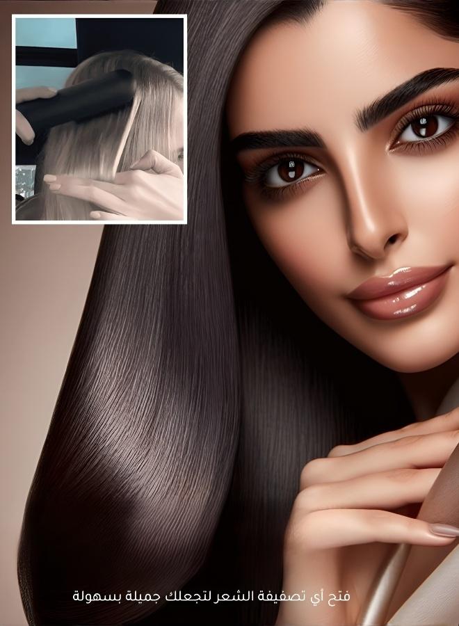 Wireless Ceramic Heating Hair Straightening Comb with LCD Screen - Image 4