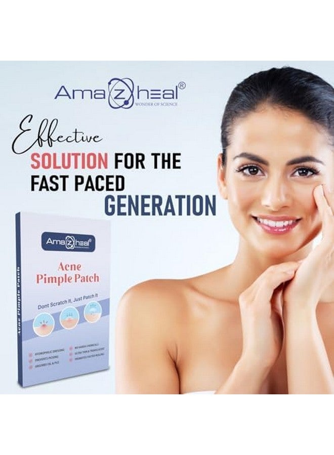AMAZHEAL لصقات أمازهيل لعلاج حب الشباب للوجه (72 نقطة) | لصقات هيدروكوليد المقاومة للماء لحب الشباب النشط | تمتص الحبوب بين عشية وضحاها وتقلل من الزيت الزائد | لجميع أنواع البشرة - Image 3