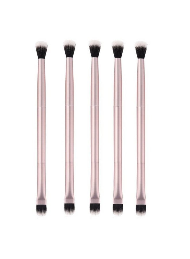 TEONEI Dual Ended Eye Makeup Brusheyeshadow Blending Brusheyeshadow Smudge Brushfoundation Makeup Applicator5Pcs - Image 1