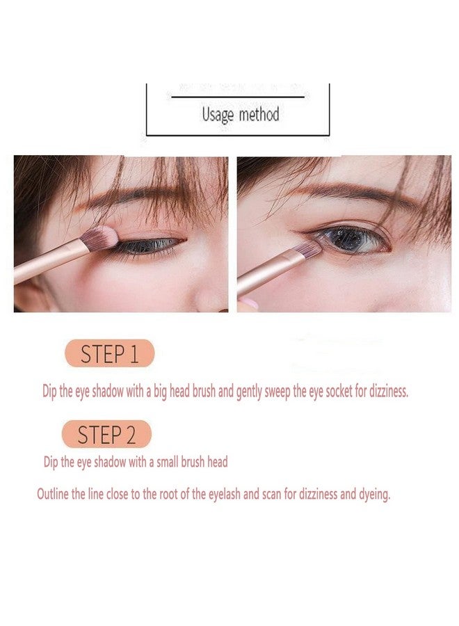 TEONEI Dual Ended Eye Makeup Brusheyeshadow Blending Brusheyeshadow Smudge Brushfoundation Makeup Applicator5Pcs - Image 4