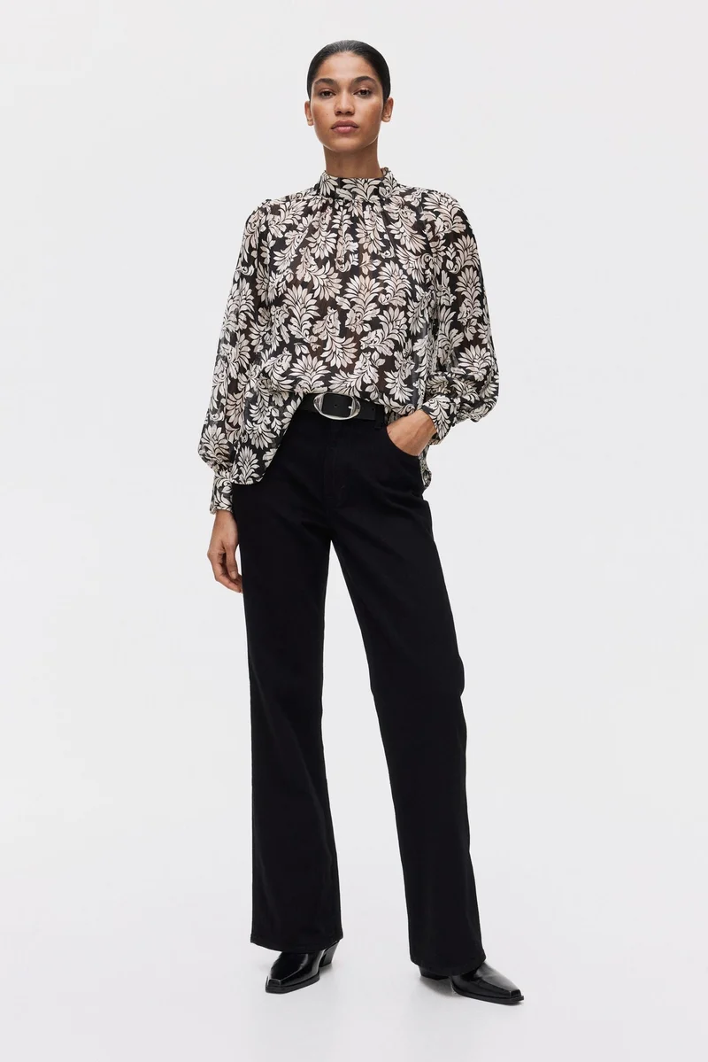 H&M Stand-collar blouse