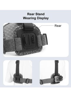 Excefore Adjustable Body Mount Belt Chest Strap with J Hook Mount & Long Screw & Phone Clamp, Capture Your Adventures (Chest Mount)  - Image 5