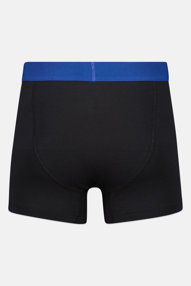 Threadbare Men 3 Pcs Brand Logo Boxer Briefs, Black - Image 3