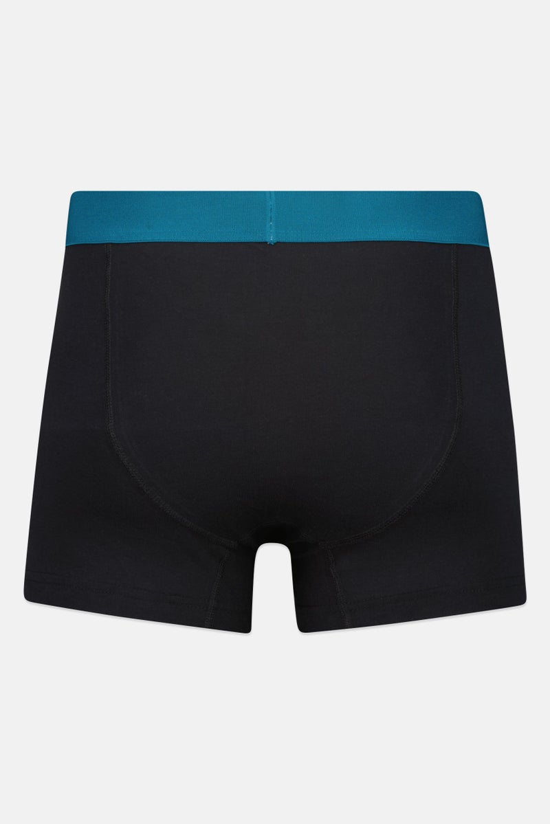 Threadbare Men 3 Pcs Brand Logo Boxer Briefs, Black - Image 4