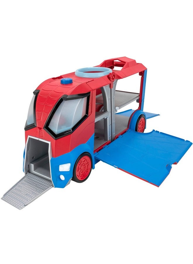 Marvel Spidey and his Amazing Friends Web Transporter Feature Vehicle, Lights & Sounds - Includes 3 Amazing Mini Vehicles, Unisex - Image 5