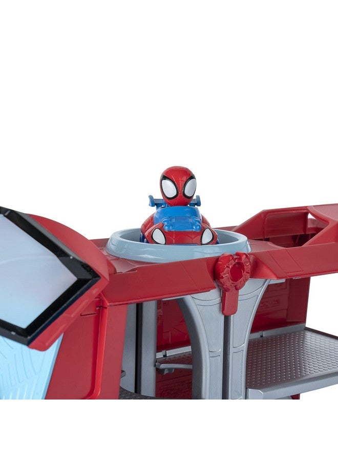 Marvel Spidey and his Amazing Friends Web Transporter Feature Vehicle, Lights & Sounds - Includes 3 Amazing Mini Vehicles, Unisex - Image 3