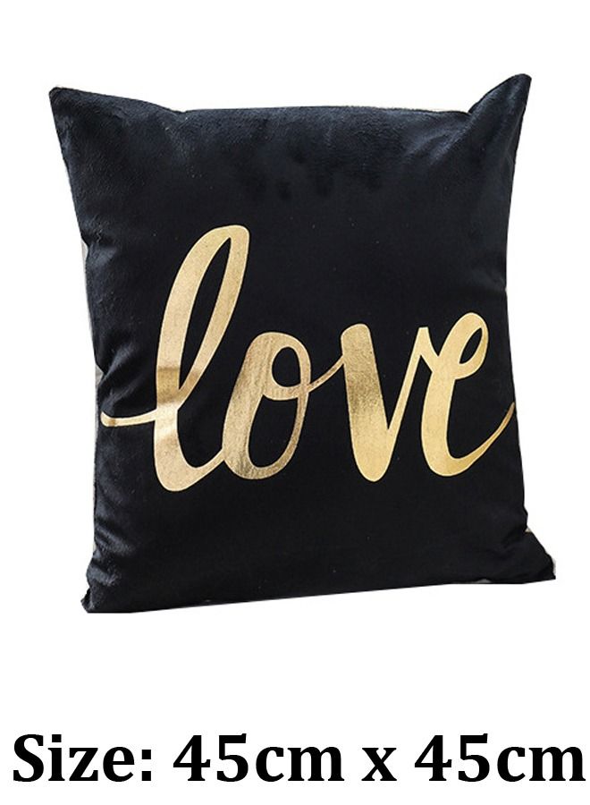 fashionhome Cushion Covers Decor Throw Pillow Cover Gold Love Printed Decorative Pillow Cushion Cover for Bedroom Sofa Car Home Décor  - Image 3