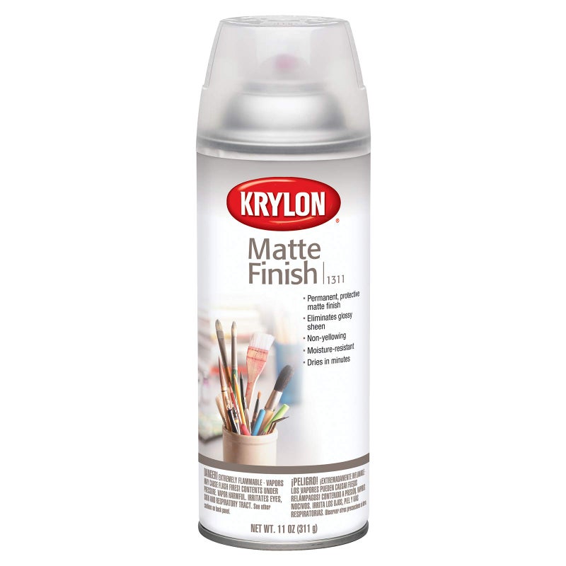 KRYLON 11 oz Krylon 1311 Clear Matte Finish Protective Coating Spray - Image 1