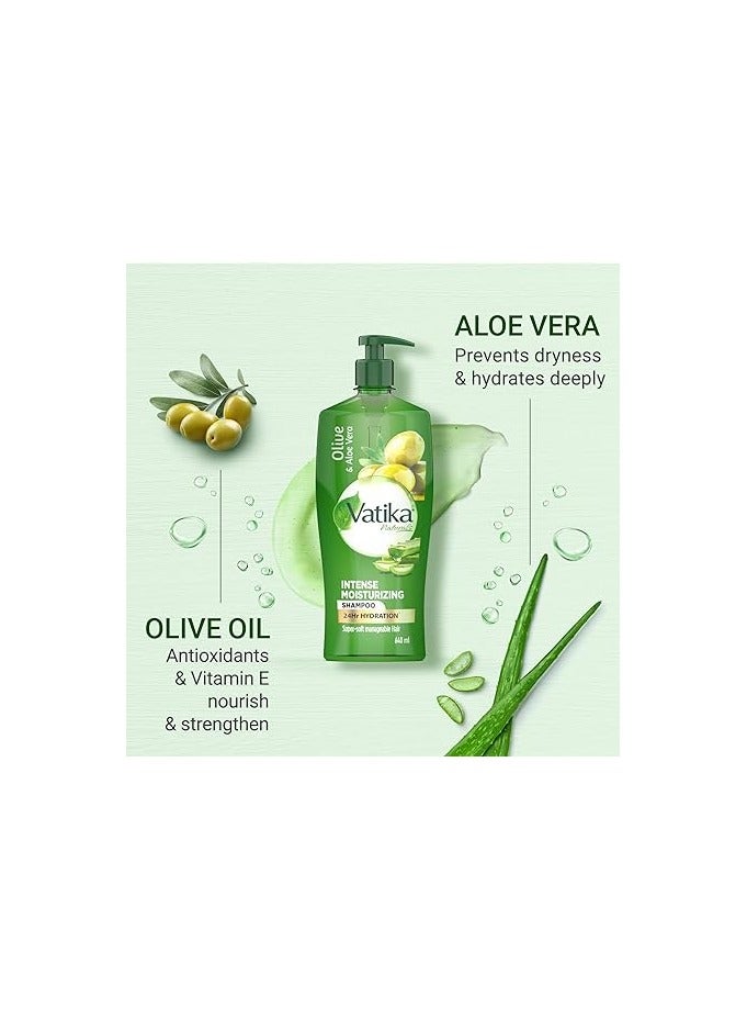فاتيكا شامبو دابر فاتيكا بالصبار والزيتون للترطيب المكثف، ترطيب يصل إلى 24 ساعة، خالٍ من البارابين والسيليكون مع فيتامين هـ. - Image 3