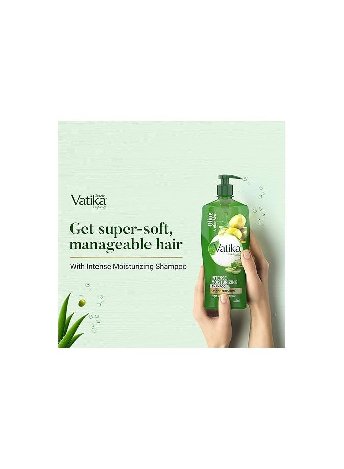 فاتيكا شامبو دابر فاتيكا بالصبار والزيتون للترطيب المكثف، ترطيب يصل إلى 24 ساعة، خالٍ من البارابين والسيليكون مع فيتامين هـ. - Image 2