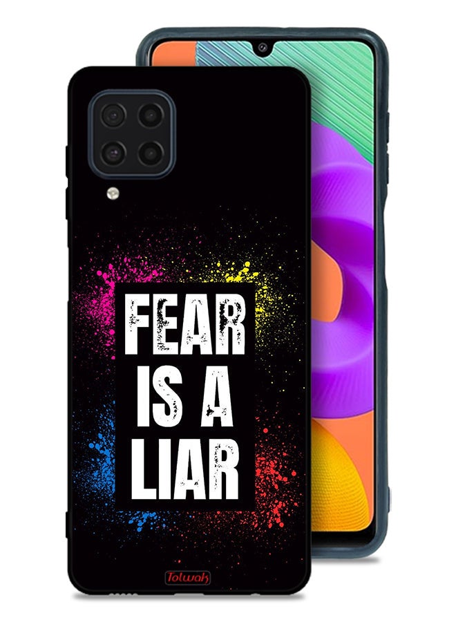 Tolwak Samsung Galaxy M22 Protective Case Cover Fear Is A Liar - Image 1
