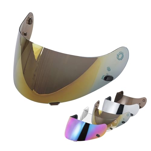 VCOROS Motorcycle Helmet Face Shield Visor Repalcement for HJC Helmet HJ-09 CL-15 CL-17 CL-16 CL-SP AC-12 FS-10 CS-R1 IS-16 CS-R2 Shield (Golden) - Image 1