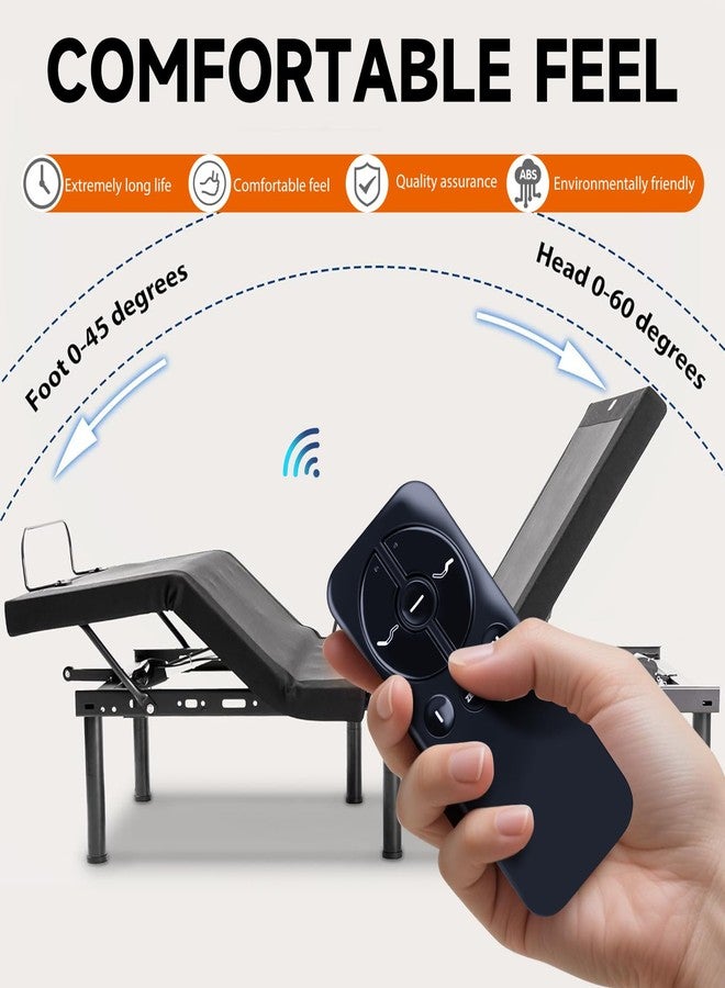 ZWP Replacement Remote Control Compatible for Ease 2.0/3.0/4.0 Adjustable Beds Bases, for Power Base/Tempurpedic/Sealy/Adjustable Beds Bases JLDK.30.04.07 RF368C - Image 2