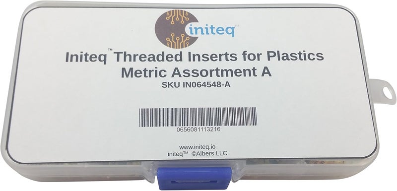 initeq Store [] Brass Threaded Inserts for Plastics Assortment A Insert Nuts for 3D Printing (Metric) - Image 2