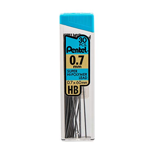 Pentel Super HiPolymer Lead Refill 07mm Medium HB 360 Pieces of Lead C27HB - Image 3