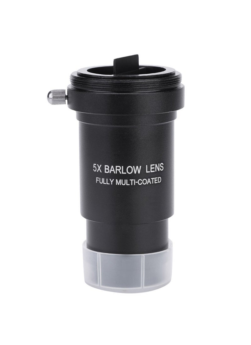 Diyeeni Barlow Lens,Multicoated 1.25" 5X Barlow Lens M42 Thread for 31.7mm Telescopes Eyepiece,no Chromatic Aberration  - Image 1