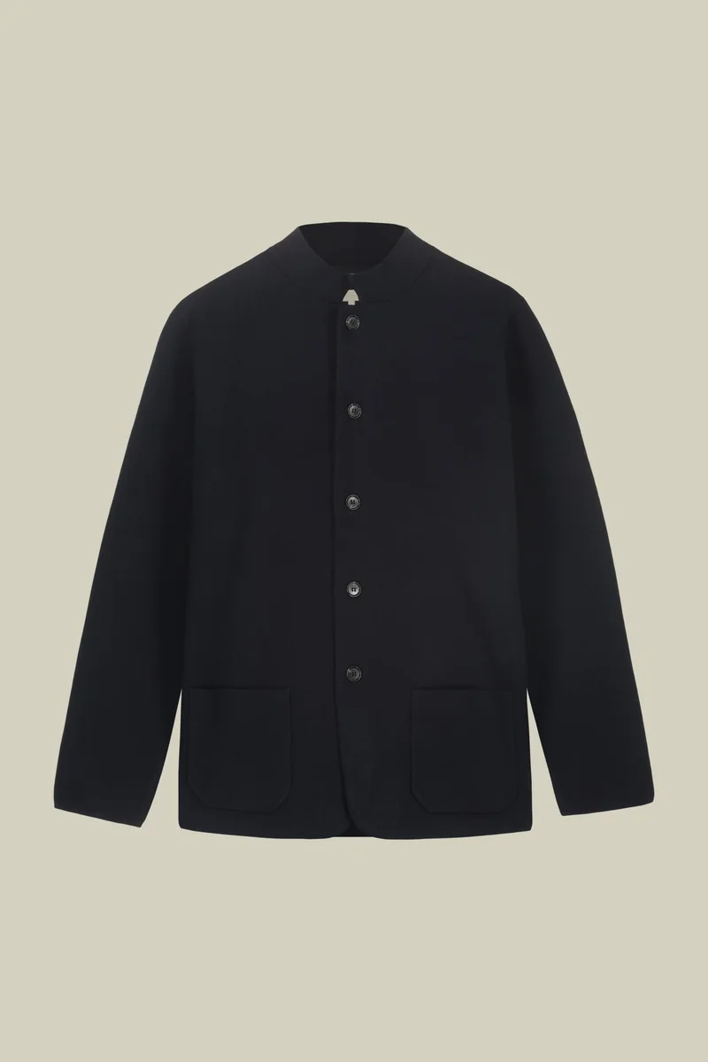 Doppelganger  Men's Milano Point knit jacket - DK Blue for Men | Best Price UAE