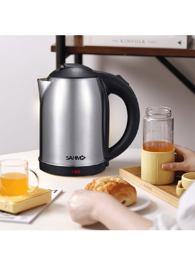 سهم غلاية كهربائية - 1.8 لتر - 1500 وات - استانلس استيل - فضي - SHM-18KTGD-S - Image 3