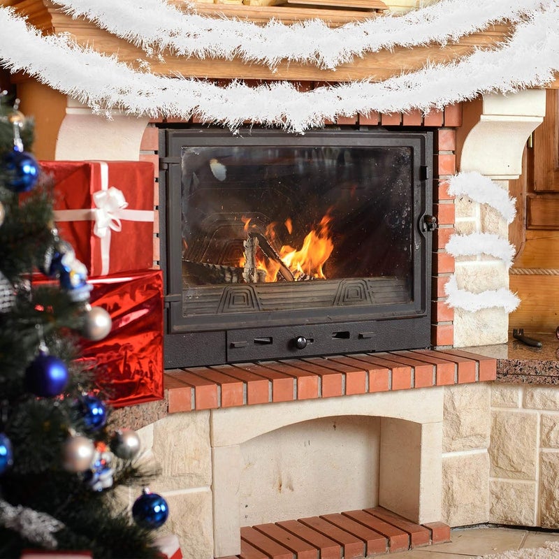 eBoot إي بوت 6 قطع 394 قدم زينة عيد الميلاد من خيوط معدنية ملونة مختلطة زينة سانتا كلوز السميكة لزينة حفلات عيد الميلاد وزينة شجرة عيد الميلاد - Image 2