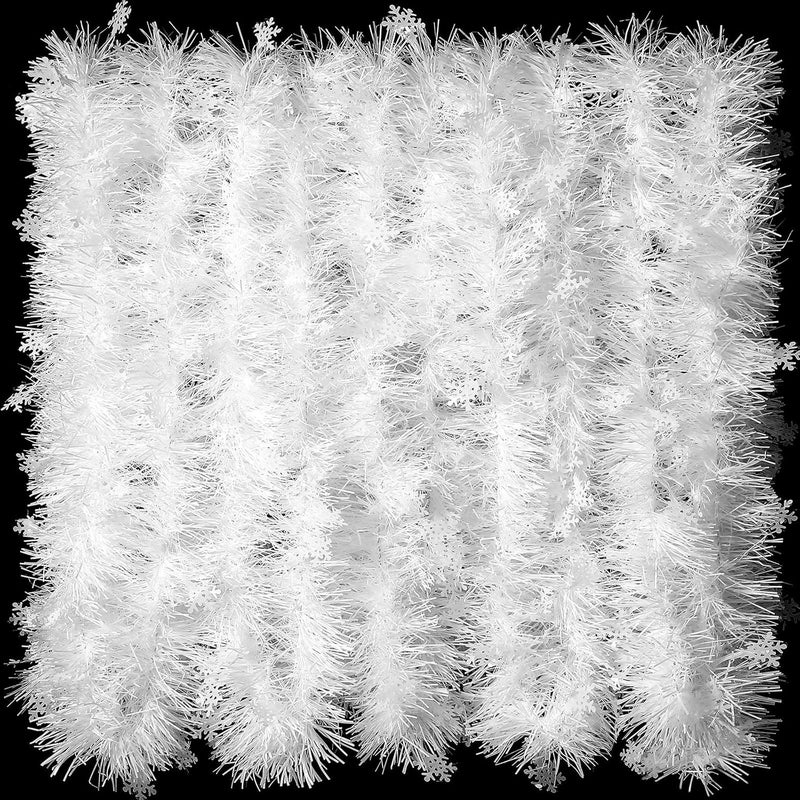 eBoot إي بوت 6 قطع 394 قدم زينة عيد الميلاد من خيوط معدنية ملونة مختلطة زينة سانتا كلوز السميكة لزينة حفلات عيد الميلاد وزينة شجرة عيد الميلاد - Image 1