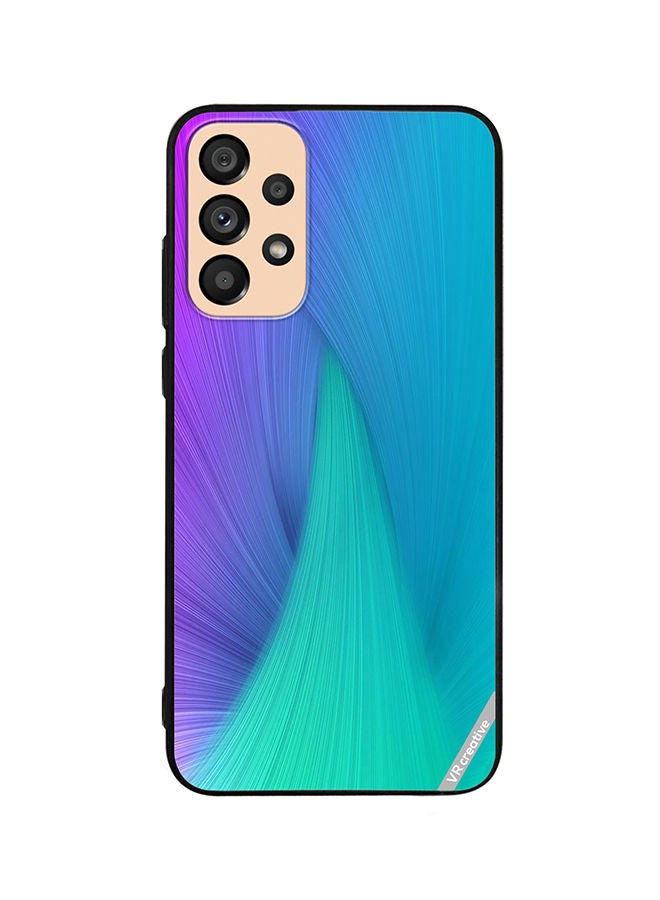 VR CREATIVE Protective Case Cover For Samsung Galaxy A23 Layers Design Multicolour - Image 1