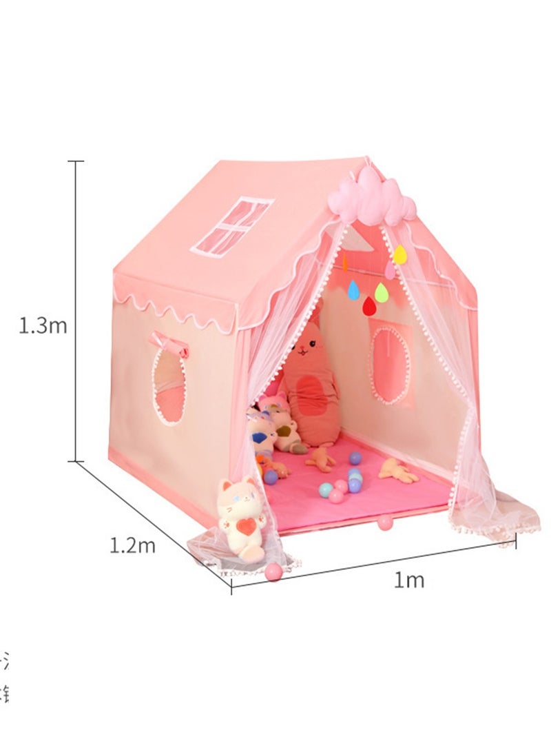 Children'S Tents Playhouse Indoor Oversized House Princess Prince Playhouse Boys And Girls Children'S Beds With Lights  - Image 5